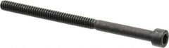 Value Collection - #4-40 UNC Hex Socket Drive, Socket Cap Screw - Alloy Steel, Black Oxide Finish, Partially Threaded, 1-3/4" Length Under Head - USA Tool & Supply