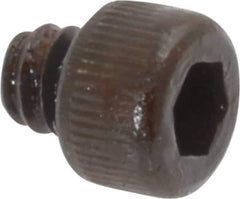Value Collection - #6-32 UNC Hex Socket Drive, Socket Cap Screw - Alloy Steel, Black Oxide Finish, Fully Threaded, 1/8" Length Under Head - USA Tool & Supply