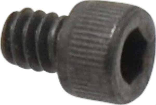 Value Collection - #6-32 UNC Hex Socket Drive, Socket Cap Screw - Alloy Steel, Black Oxide Finish, Fully Threaded, 3/16" Length Under Head - USA Tool & Supply
