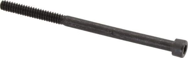 Value Collection - #6-32 UNC Hex Socket Drive, Socket Cap Screw - Alloy Steel, Black Oxide Finish, Partially Threaded, 2-1/4" Length Under Head - USA Tool & Supply