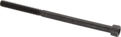 Value Collection - #6-32 UNC Hex Socket Drive, Socket Cap Screw - Alloy Steel, Black Oxide Finish, Partially Threaded, 2-1/4" Length Under Head - USA Tool & Supply