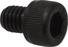Value Collection - #10-32 UNF Hex Socket Drive, Socket Cap Screw - Alloy Steel, Black Oxide Finish, Fully Threaded, 1/4" Length Under Head - USA Tool & Supply