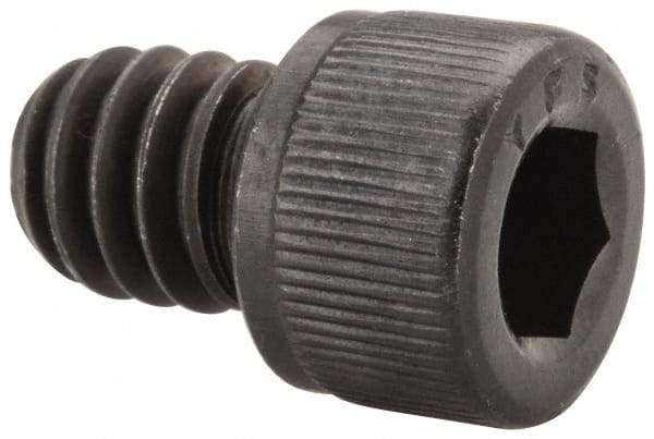 Value Collection - 1/4-20 UNC Hex Socket Drive, Socket Cap Screw - Alloy Steel, Black Oxide Finish, Fully Threaded, 5/16" Length Under Head - USA Tool & Supply