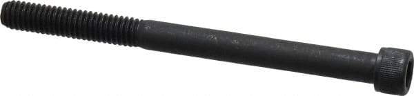 Value Collection - 5/16-18 UNC Hex Socket Drive, Socket Cap Screw - Alloy Steel, Black Oxide Finish, Partially Threaded, 4" Length Under Head - USA Tool & Supply