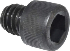 Value Collection - 3/8-16 UNC Hex Socket Drive, Socket Cap Screw - Alloy Steel, Black Oxide Finish, Fully Threaded, 3/8" Length Under Head - USA Tool & Supply
