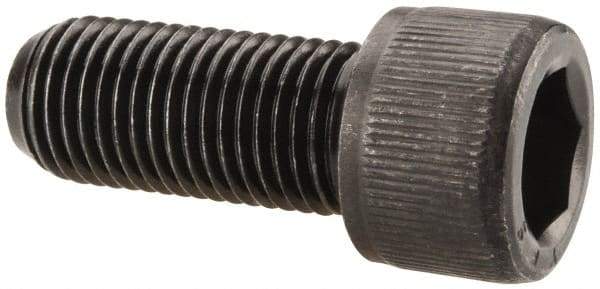 Value Collection - 3/8-24 UNF Hex Socket Drive, Socket Cap Screw - Alloy Steel, Black Oxide Finish, Fully Threaded, 7/8" Length Under Head - USA Tool & Supply