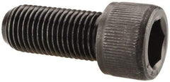 Value Collection - 3/8-24 UNF Hex Socket Drive, Socket Cap Screw - Alloy Steel, Black Oxide Finish, Fully Threaded, 7/8" Length Under Head - USA Tool & Supply