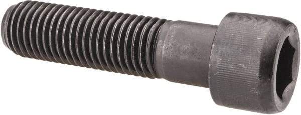 Value Collection - 7/8-9 UNC Hex Socket Drive, Socket Cap Screw - Alloy Steel, Black Oxide Finish, Partially Threaded, 3-1/2" Length Under Head - USA Tool & Supply