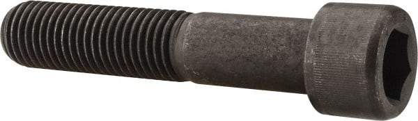 Value Collection - 7/8-9 UNC Hex Socket Drive, Socket Cap Screw - Alloy Steel, Black Oxide Finish, Partially Threaded, 4-1/2" Length Under Head - USA Tool & Supply