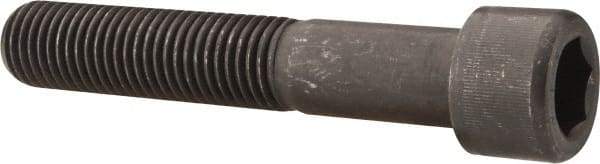 Value Collection - 7/8-9 UNC Hex Socket Drive, Socket Cap Screw - Alloy Steel, Black Oxide Finish, Partially Threaded, 5" Length Under Head - USA Tool & Supply