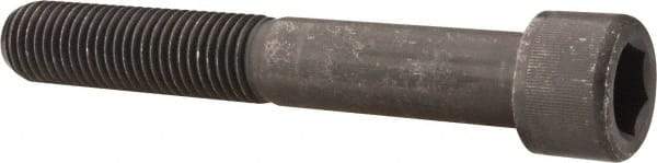 Value Collection - 7/8-9 UNC Hex Socket Drive, Socket Cap Screw - Alloy Steel, Black Oxide Finish, Partially Threaded, 6" Length Under Head - USA Tool & Supply