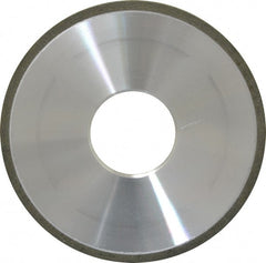 Made in USA - 4" Diam x 1-1/4" Hole x 1/8" Thick, 120 Grit Surface Grinding Wheel - USA Tool & Supply