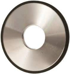 Made in USA - 4" Diam x 1-1/4" Hole x 1/4" Thick, 120 Grit Surface Grinding Wheel - Type 1A1, Fine Grade - USA Tool & Supply