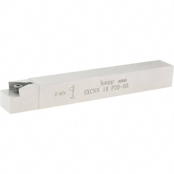 Iscar - External, SXCN, 90° Lead Angle, XNUW 2006 Compatible, Indexable Profiling Toolholder - 3/4 Inch Shank Height, 3/4 Inch Shank Width, 6 Inch Overall Length, Steel - USA Tool & Supply