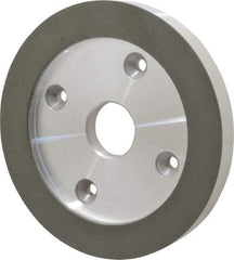 Made in USA - 6" Diam, 1-1/4" Hole Size, 3/4" Overall Thickness, 150 Grit, Type 6 Tool & Cutter Grinding Wheel - Very Fine Grade, Diamond - USA Tool & Supply