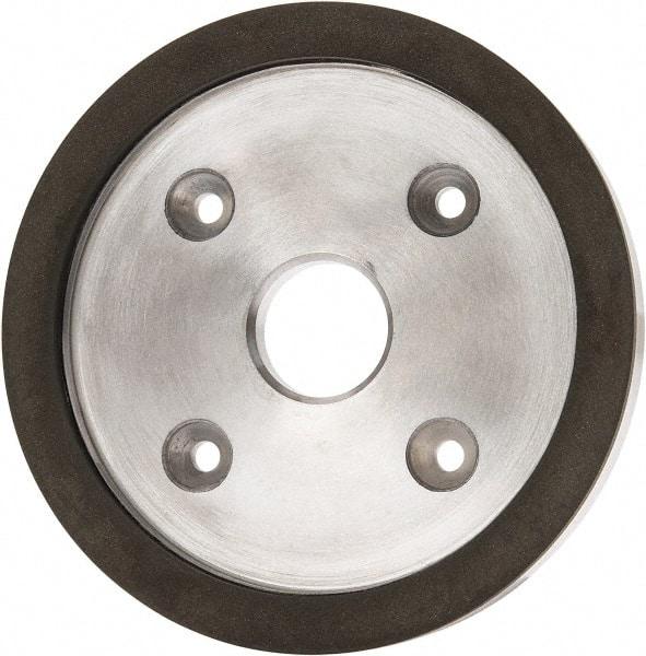 Made in USA - 6" Diam, 1-1/4" Hole Size, 3/4" Overall Thickness, 220 Grit, Type 6 Tool & Cutter Grinding Wheel - Very Fine Grade, Diamond - USA Tool & Supply