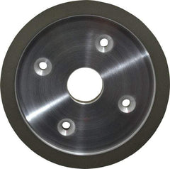 Made in USA - 6" Diam, 1-1/4" Hole Size, 3/4" Overall Thickness, 150 Grit, Type 6 Tool & Cutter Grinding Wheel - Very Fine Grade, Diamond - USA Tool & Supply