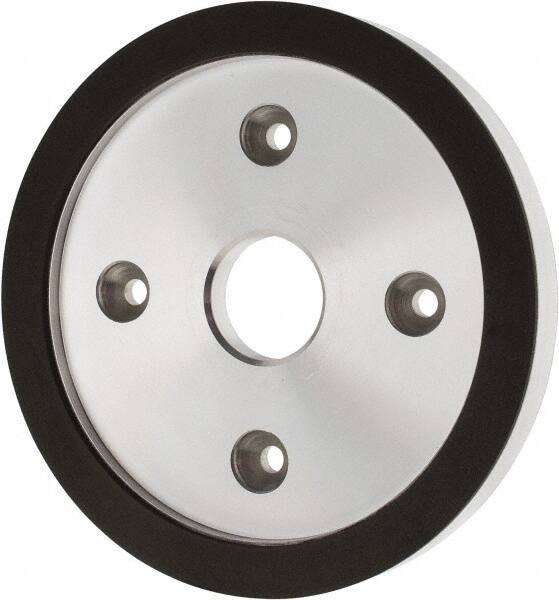 Made in USA - 6" Diam, 1-1/4" Hole Size, 3/4" Overall Thickness, 220 Grit, Type 6 Tool & Cutter Grinding Wheel - Very Fine Grade, Diamond - USA Tool & Supply