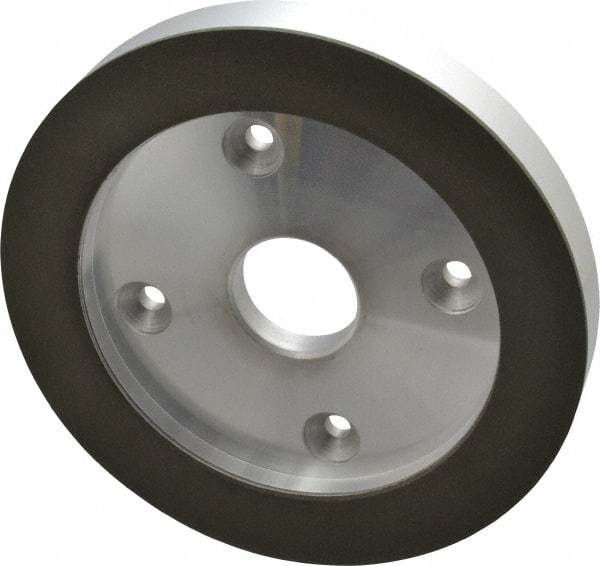 Made in USA - 6" Diam, 1-1/4" Hole Size, 3/4" Overall Thickness, 150 Grit, Type 6 Tool & Cutter Grinding Wheel - Very Fine Grade, Diamond - USA Tool & Supply