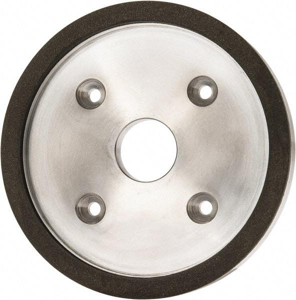 Made in USA - 6" Diam, 1-1/4" Hole Size, 3/4" Overall Thickness, 150 Grit, Type 6 Tool & Cutter Grinding Wheel - Very Fine Grade, Diamond - USA Tool & Supply