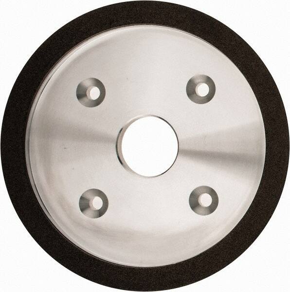 Made in USA - 6" Diam, 1-1/4" Hole Size, 3/4" Overall Thickness, 100 Grit, Type 6 Tool & Cutter Grinding Wheel - Fine Grade, Diamond - USA Tool & Supply