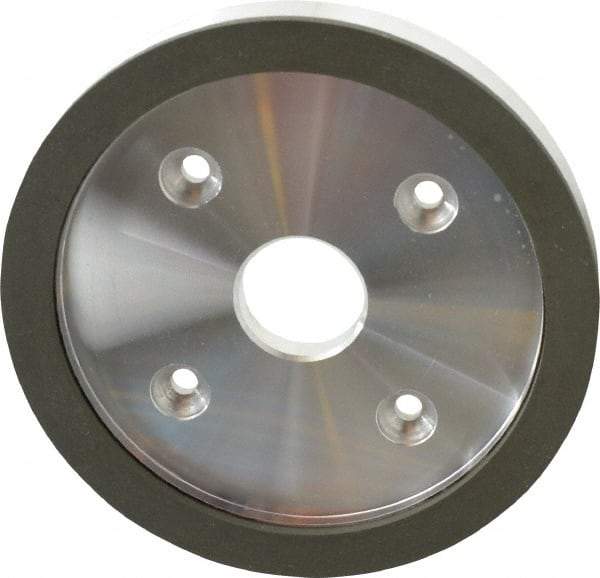 Made in USA - 6" Diam, 1-1/4" Hole Size, 3/4" Overall Thickness, 150 Grit, Type 6 Tool & Cutter Grinding Wheel - Very Fine Grade, Diamond - USA Tool & Supply