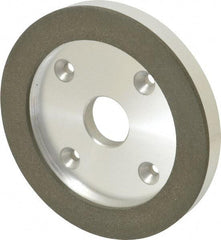 Made in USA - 6" Diam, 1-1/4" Hole Size, 3/4" Overall Thickness, 100 Grit, Type 6 Tool & Cutter Grinding Wheel - Fine Grade, Diamond - USA Tool & Supply