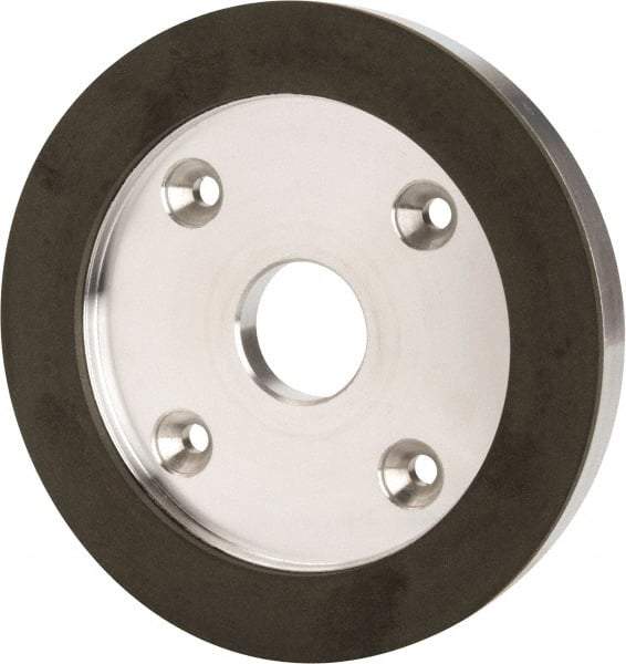 Made in USA - 6" Diam, 1-1/4" Hole Size, 3/4" Overall Thickness, 220 Grit, Type 6 Tool & Cutter Grinding Wheel - Very Fine Grade, Diamond - USA Tool & Supply