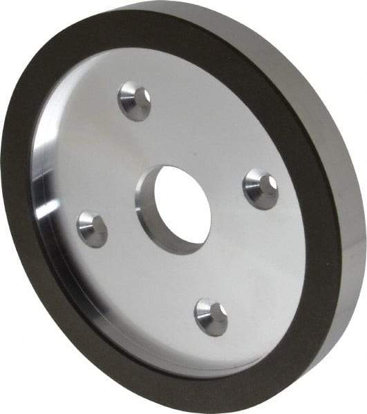 Made in USA - 6" Diam, 1-1/4" Hole Size, 3/4" Overall Thickness, 150 Grit, Type 6 Tool & Cutter Grinding Wheel - Very Fine Grade, Diamond - USA Tool & Supply