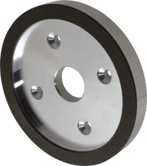 Made in USA - 6" Diam, 1-1/4" Hole Size, 3/4" Overall Thickness, 150 Grit, Type 6 Tool & Cutter Grinding Wheel - Very Fine Grade, Diamond - USA Tool & Supply