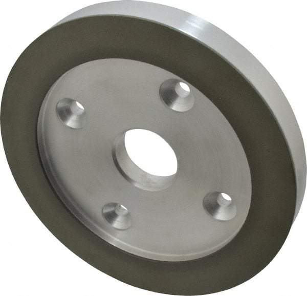 Made in USA - 6" Diam, 1-1/4" Hole Size, 3/4" Overall Thickness, 100 Grit, Type 6 Tool & Cutter Grinding Wheel - Fine Grade, Diamond - USA Tool & Supply