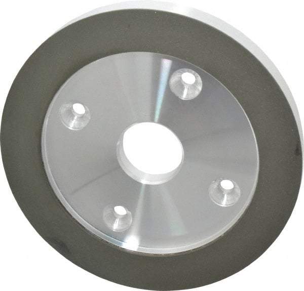 Made in USA - 6" Diam, 1-1/4" Hole Size, 3/4" Overall Thickness, 220 Grit, Type 6 Tool & Cutter Grinding Wheel - Very Fine Grade, Diamond - USA Tool & Supply