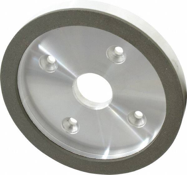 Made in USA - 6" Diam, 1-1/4" Hole Size, 3/4" Overall Thickness, 100 Grit, Type 6 Tool & Cutter Grinding Wheel - Fine Grade, Diamond - USA Tool & Supply