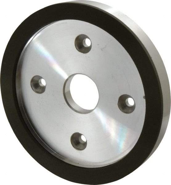 Made in USA - 6" Diam, 1-1/4" Hole Size, 3/4" Overall Thickness, 150 Grit, Type 6 Tool & Cutter Grinding Wheel - Very Fine Grade, Diamond - USA Tool & Supply