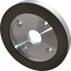 Made in USA - 6" Diam, 1-1/4" Hole Size, 3/4" Overall Thickness, 150 Grit, Type 6 Tool & Cutter Grinding Wheel - Very Fine Grade, Diamond - USA Tool & Supply