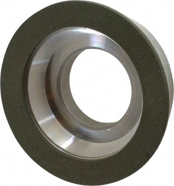 Made in USA - 3" Diam, 1-1/4" Hole Size, 7/8" Overall Thickness, 150 Grit, Type 11 Tool & Cutter Grinding Wheel - Very Fine Grade, Diamond - USA Tool & Supply