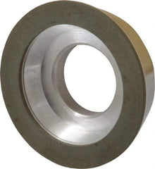 Made in USA - 3" Diam, 1-1/4" Hole Size, 7/8" Overall Thickness, 200 Grit, Type 11 Tool & Cutter Grinding Wheel - Very Fine Grade, Diamond - USA Tool & Supply