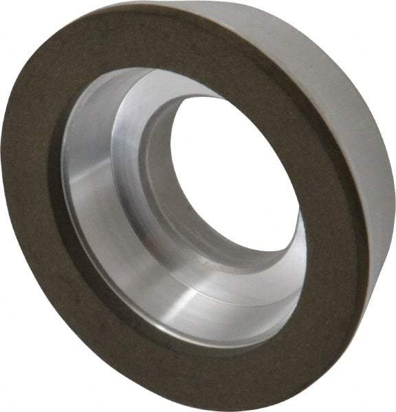 Made in USA - 3" Diam, 1-1/4" Hole Size, 7/8" Overall Thickness, 220 Grit, Type 11 Tool & Cutter Grinding Wheel - Very Fine Grade, Diamond - USA Tool & Supply