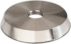 Made in USA - 6" Diam, 1-1/4" Hole Size, 1" Overall Thickness, 150 Grit, Type 12 Tool & Cutter Grinding Wheel - Very Fine Grade, Diamond - USA Tool & Supply