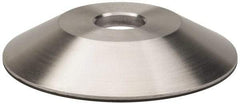 Made in USA - 6" Diam, 1-1/4" Hole Size, 1" Overall Thickness, 220 Grit, Type 12 Tool & Cutter Grinding Wheel - Very Fine Grade, Diamond - USA Tool & Supply