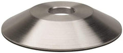 Made in USA - 6" Diam, 1-1/4" Hole Size, 1" Overall Thickness, 100 Grit, Type 12 Tool & Cutter Grinding Wheel - Fine Grade, Diamond - USA Tool & Supply