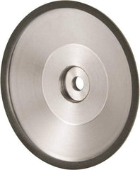 Made in USA - 6" Diam, 1-1/4" Hole Size, 1" Overall Thickness, 150 Grit, Type 12 Tool & Cutter Grinding Wheel - Very Fine Grade, Diamond - USA Tool & Supply