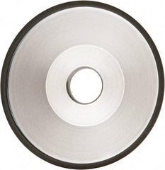 Made in USA - 6" Diam, 1-1/4" Hole Size, 1" Overall Thickness, 150 Grit, Type 12 Tool & Cutter Grinding Wheel - Very Fine Grade, Diamond - USA Tool & Supply