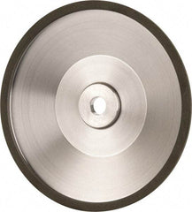 Made in USA - 6" Diam, 1-1/4" Hole Size, 1" Overall Thickness, 150 Grit, Type 12 Tool & Cutter Grinding Wheel - Very Fine Grade, Diamond - USA Tool & Supply