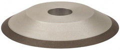 Made in USA - 6" Diam, 1-1/4" Hole Size, 3/4" Overall Thickness, 100 Grit, Type 12 Tool & Cutter Grinding Wheel - Fine Grade, Diamond - USA Tool & Supply