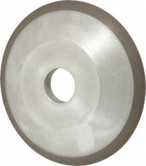 Made in USA - 6" Diam, 1-1/4" Hole Size, 3/4" Overall Thickness, 150 Grit, Type 12 Tool & Cutter Grinding Wheel - Very Fine Grade, Diamond - USA Tool & Supply