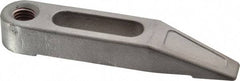 Mitee-Bite - 1/2-13 Stud, Stainless Steel, Plain Strap Clamp - 1.36" Travel, 5" OAL x 1" Wide x 3/4" High, Tapered Nose - USA Tool & Supply