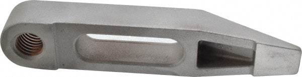 Mitee-Bite - 5/8-11 Stud, Stainless Steel, Plain Strap Clamp - 1-1/2" Travel, 6" OAL x 1.2" Wide x 0.8594" High, Tapered Nose - USA Tool & Supply