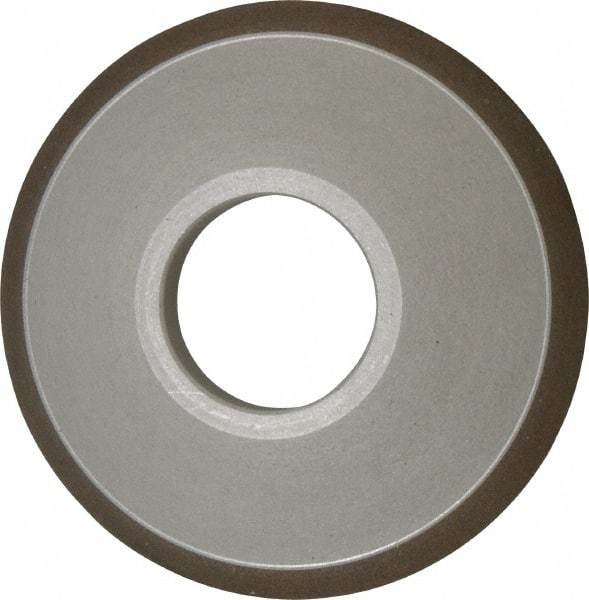 Made in USA - 3-1/2" Diam, 1-1/4" Hole Size, 3/4" Overall Thickness, 150 Grit, Type 15 Tool & Cutter Grinding Wheel - Very Fine Grade, Diamond - USA Tool & Supply