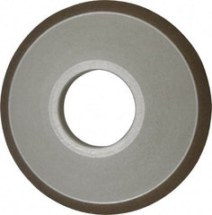 Made in USA - 3-1/2" Diam, 1-1/4" Hole Size, 3/4" Overall Thickness, 150 Grit, Type 15 Tool & Cutter Grinding Wheel - Very Fine Grade, Diamond - USA Tool & Supply